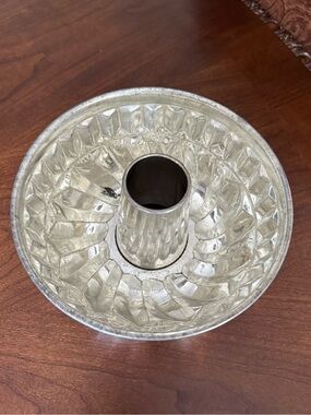 MCM Kaiser Bundt Pan West Germany Aluminum Fluted Cake Mold Jello Farmhouse 8.5”